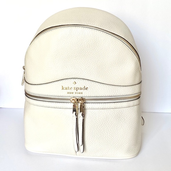 kate spade Handbags - NWT Kate Spade Karina Medium Backpack in Parchment